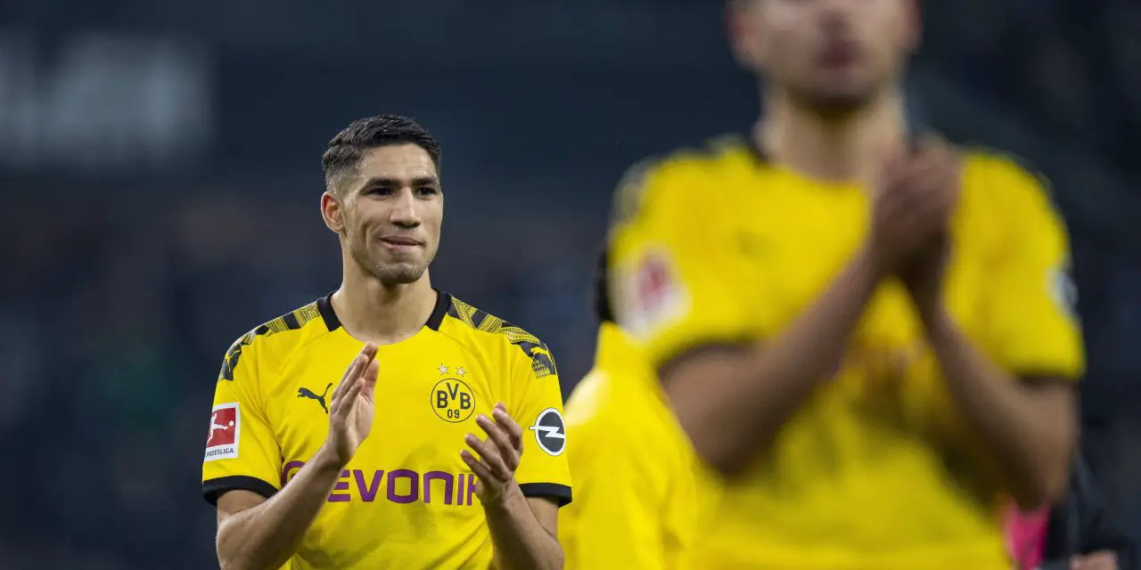 Borussia Dortmund remain hopeful of landing Real Madrid star Achraf Hakimi - Get Spanish ...