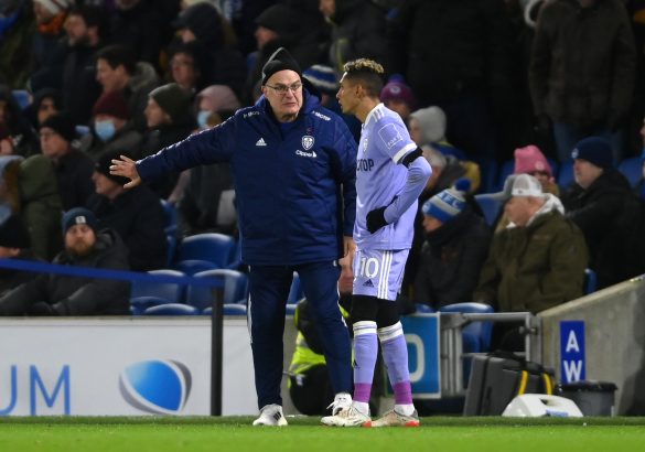 Raphinha and Marcelo Bielsa