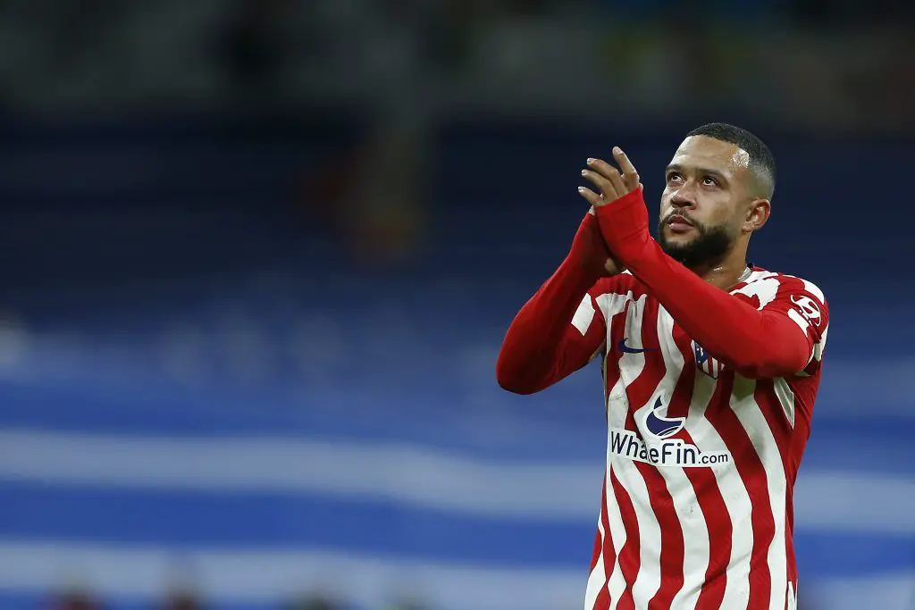 Memphis Depay could debut with Atlético this Saturday