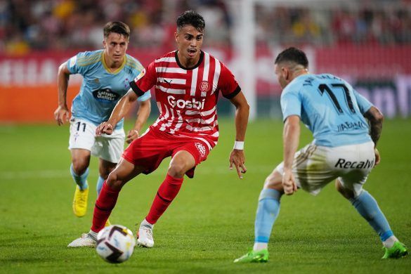 Reinier in action for Girona against Celta Vigo.