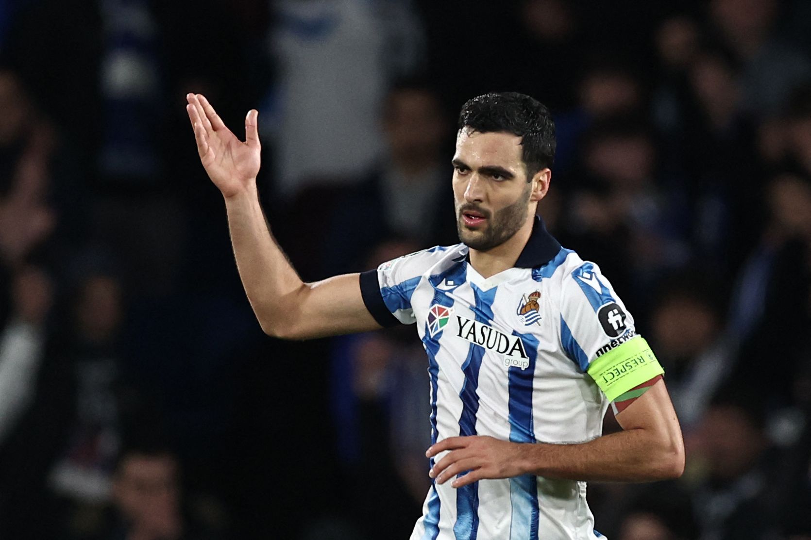 Mikel Merino spotted on media duty for Real Sociedad despite ongoing ...