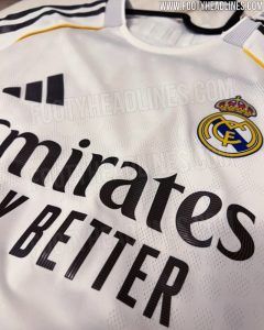 Leaked: First photo of Real Madrid's home jersey for 2025/26 - Get