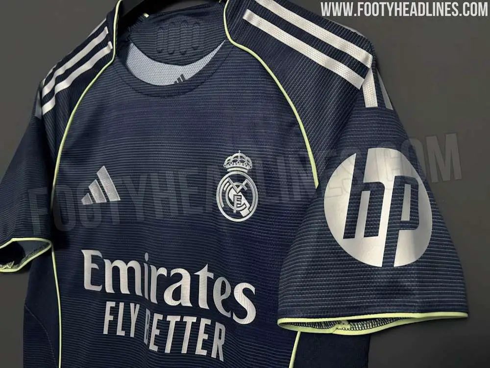 Leaked: New photos of Real Madrid's away kit for next season 11 Real Madrid 25 26 Away Kit Leaked Tribute to Bernabeu Stadium 4