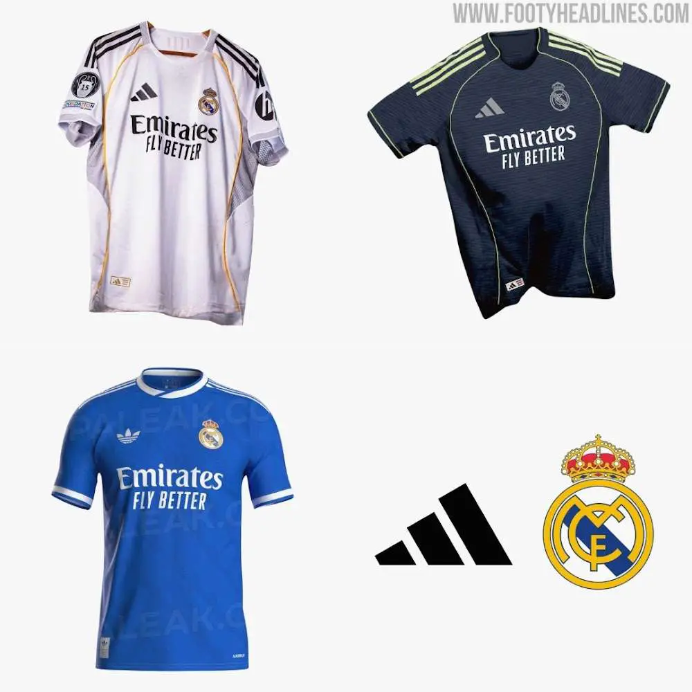 Leaked: Real Madrid's home, away & 3rd kits for next season 7 Real Madrid kits