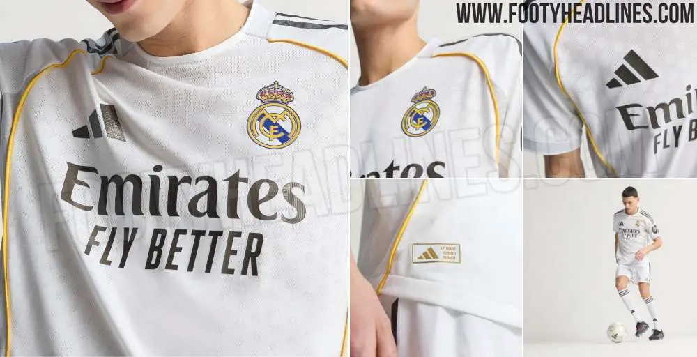 Leaked: Fresh photos of Real Madrid's home jersey for next season 7 Real Madrid home kit