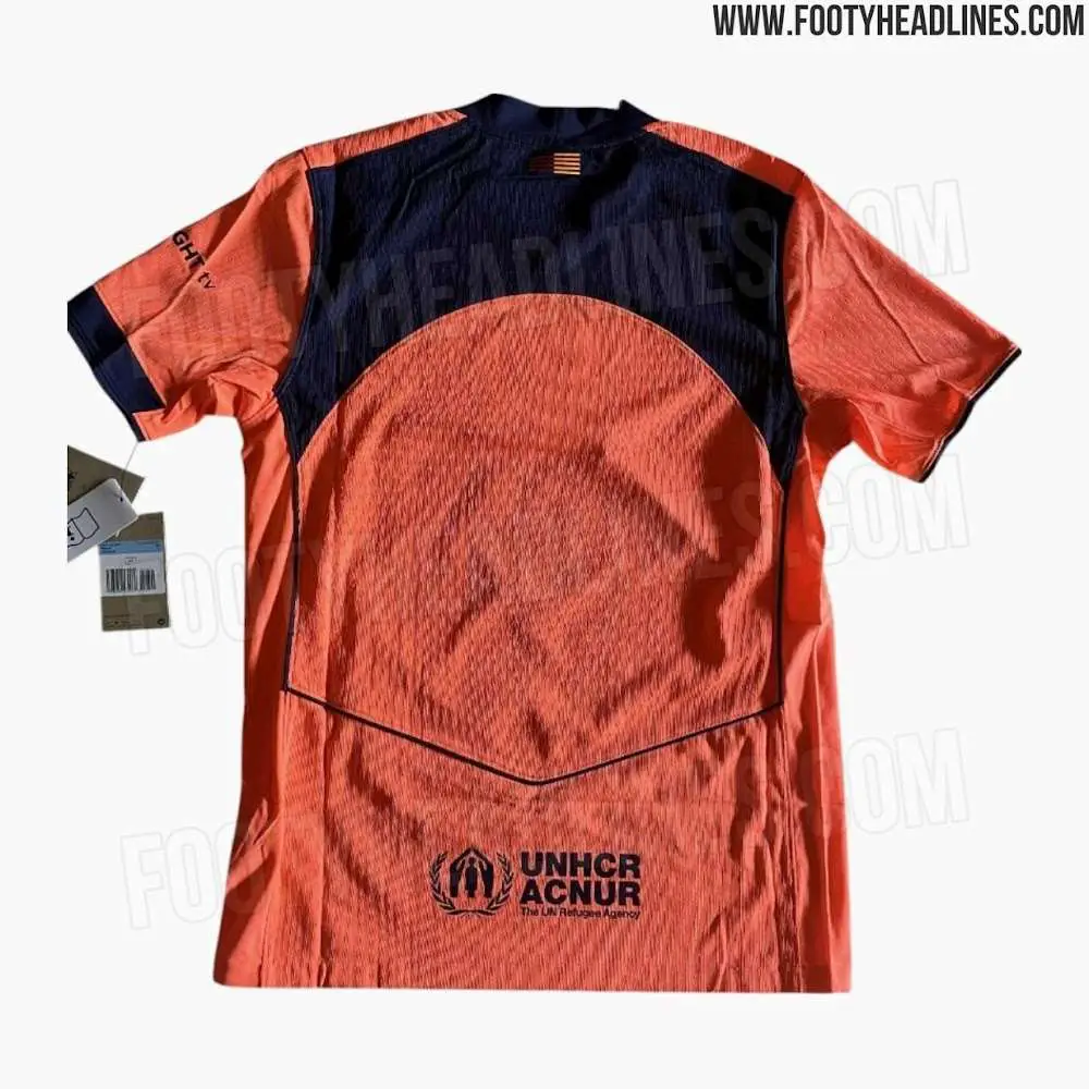 New photos of Barcelona's 'Total 90-inspired' 3rd jersey for next season leaked 10 barcelona 25 26 third kit 3