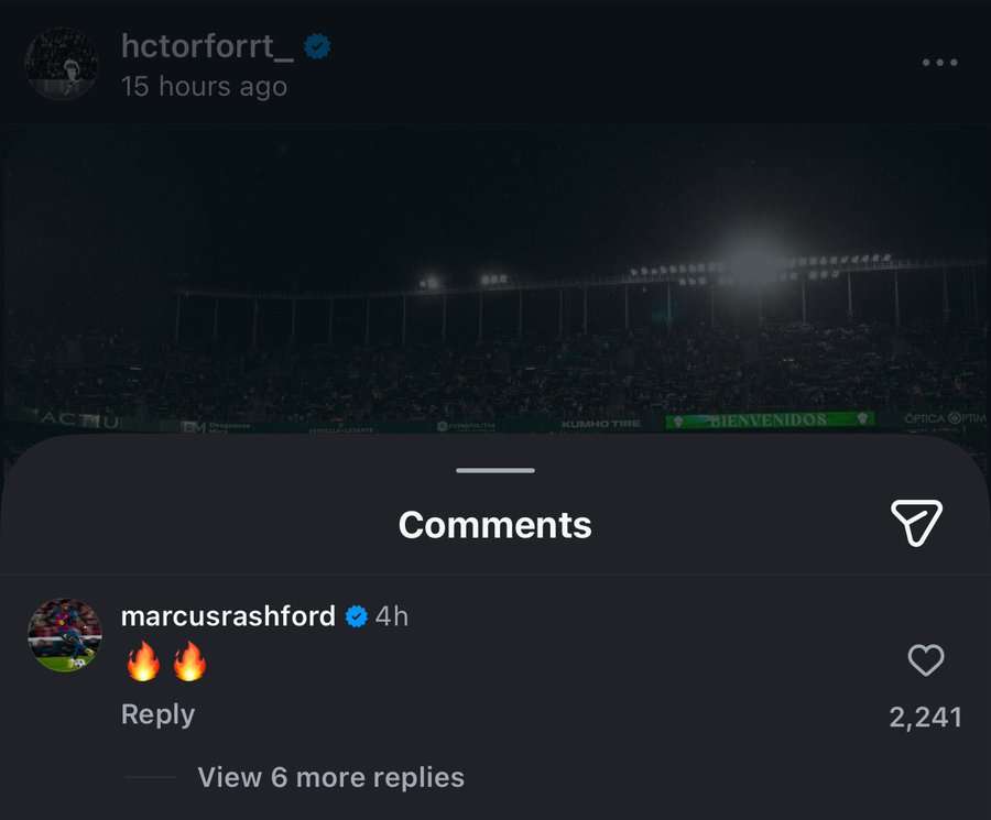 Marcus Rashford ukazuje podporu pre zapožičanú hviezdu Barcelony 7 Rashford Fort