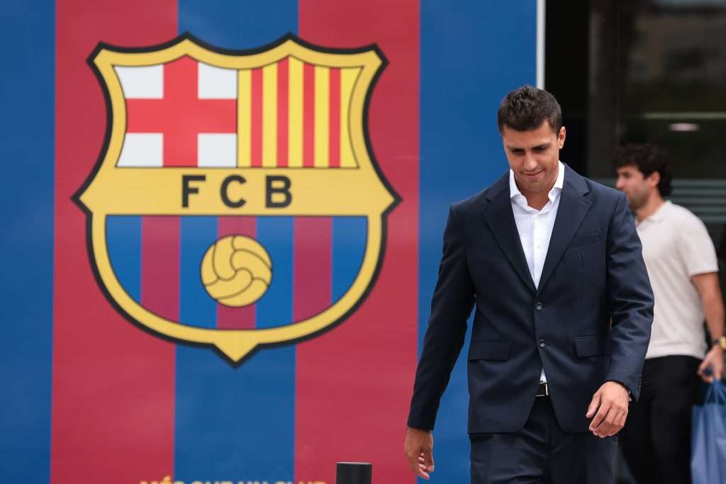 Barcelona complete €76.5m signing of Rodri from Manchester City