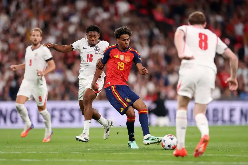 England versus Spain UEFA Nations League match at Wembley
