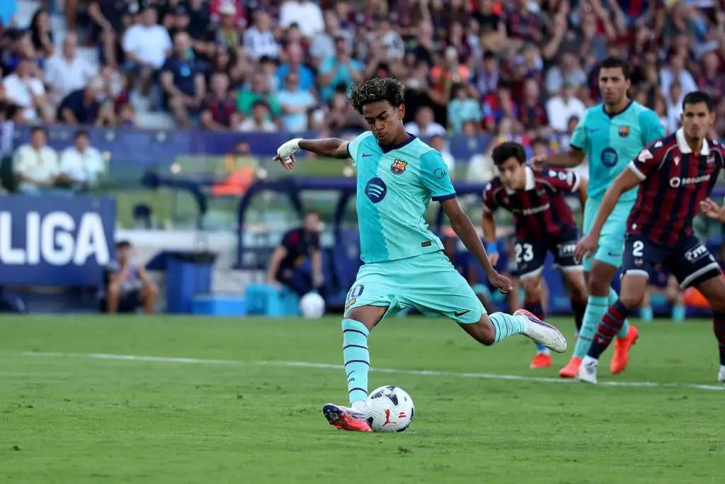 Lamine Yamal equals Lionel Messi benchmark in Barcelona's win over Levante