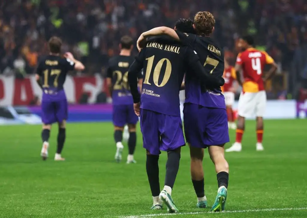 Watch: Lamine Yamal’s incredible brace of assists vs Galatasaray